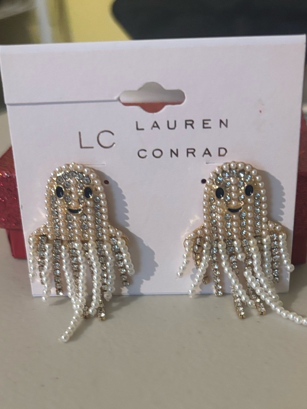 Ghost earrings by Lauren Conrad NWT